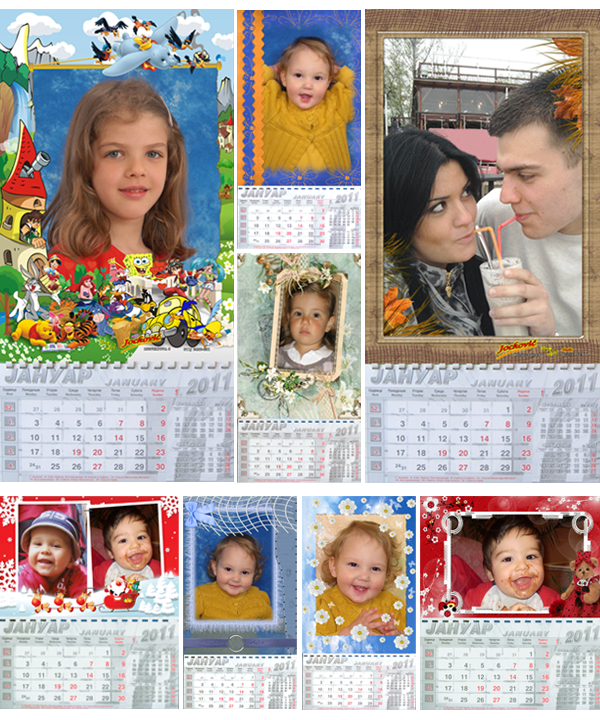 Foto kalendar - Kalendar sa slikama